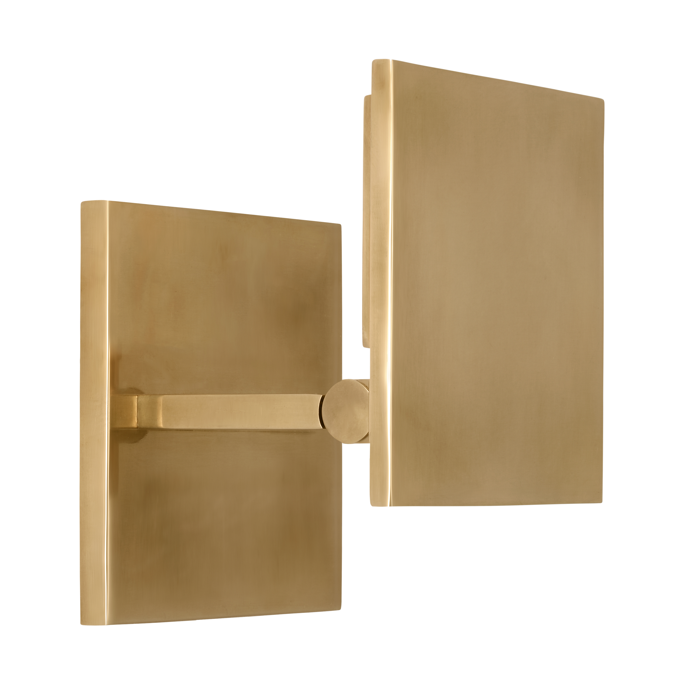 Angolo 6 Sconce hand rubbed antique brass 2700K 90 CRI