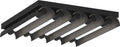 Carson Five Light Flush Mount Midnight Black Bulbs Inc