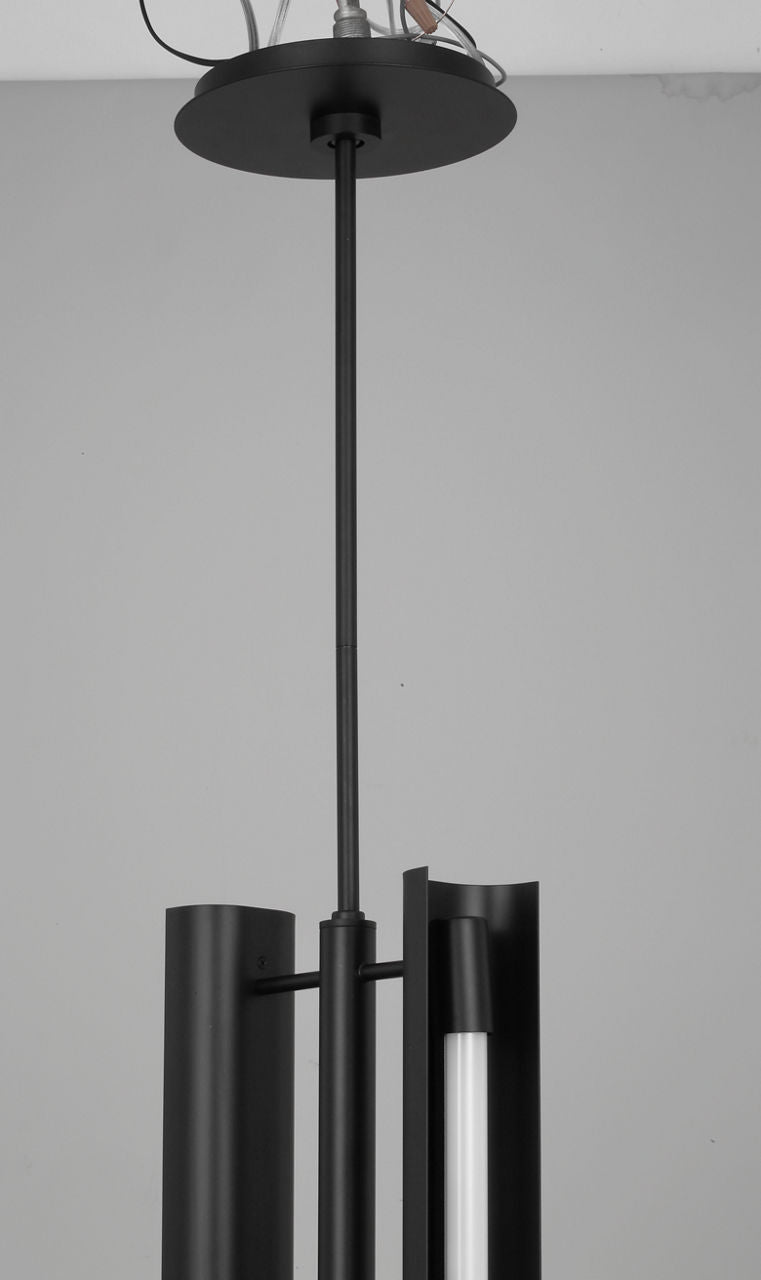 Carson Two Light Pendant Midnight Black Bulbs Inc