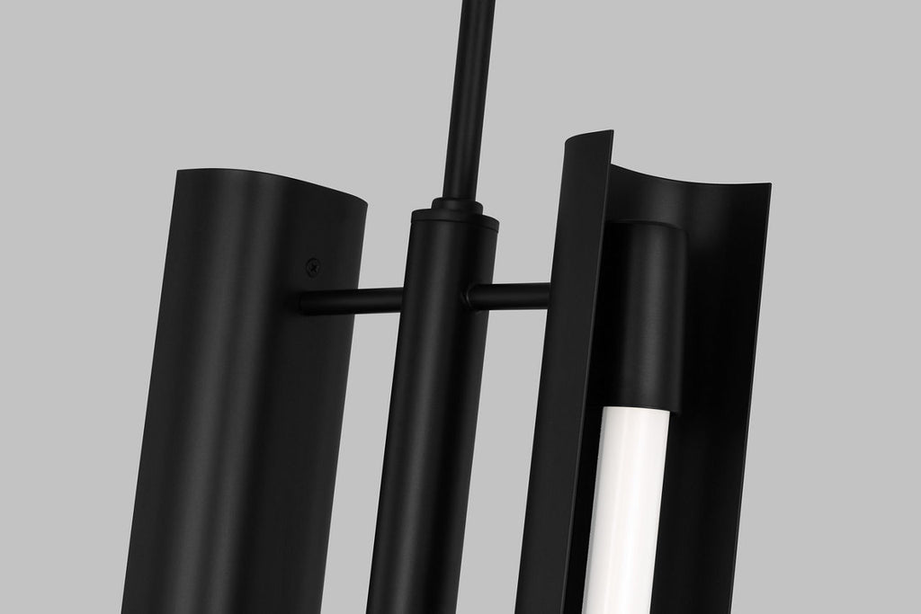 Carson Two Light Pendant Midnight Black Bulbs Inc