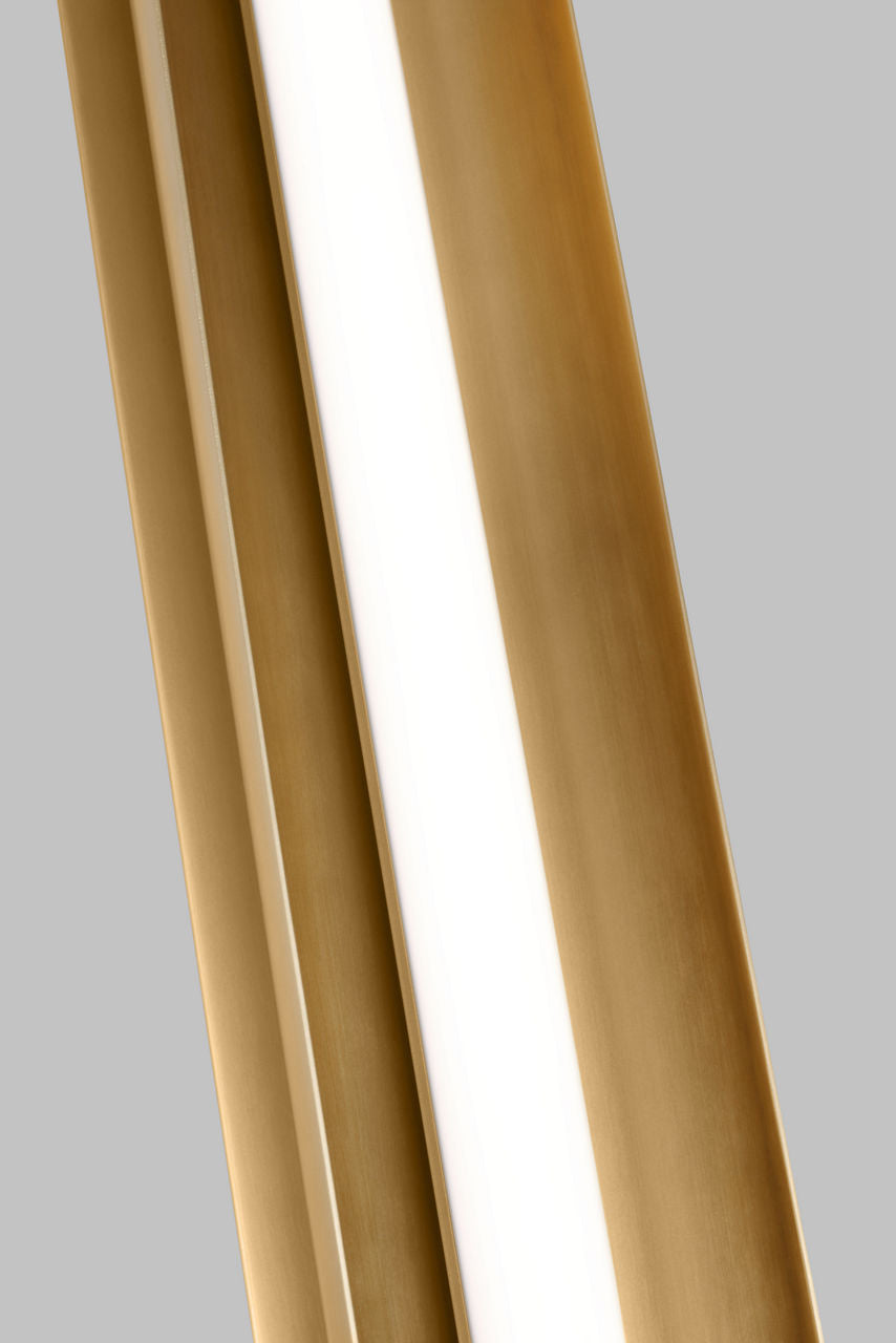 Carson Medium Vanity Burnished Brass Bulbs Included