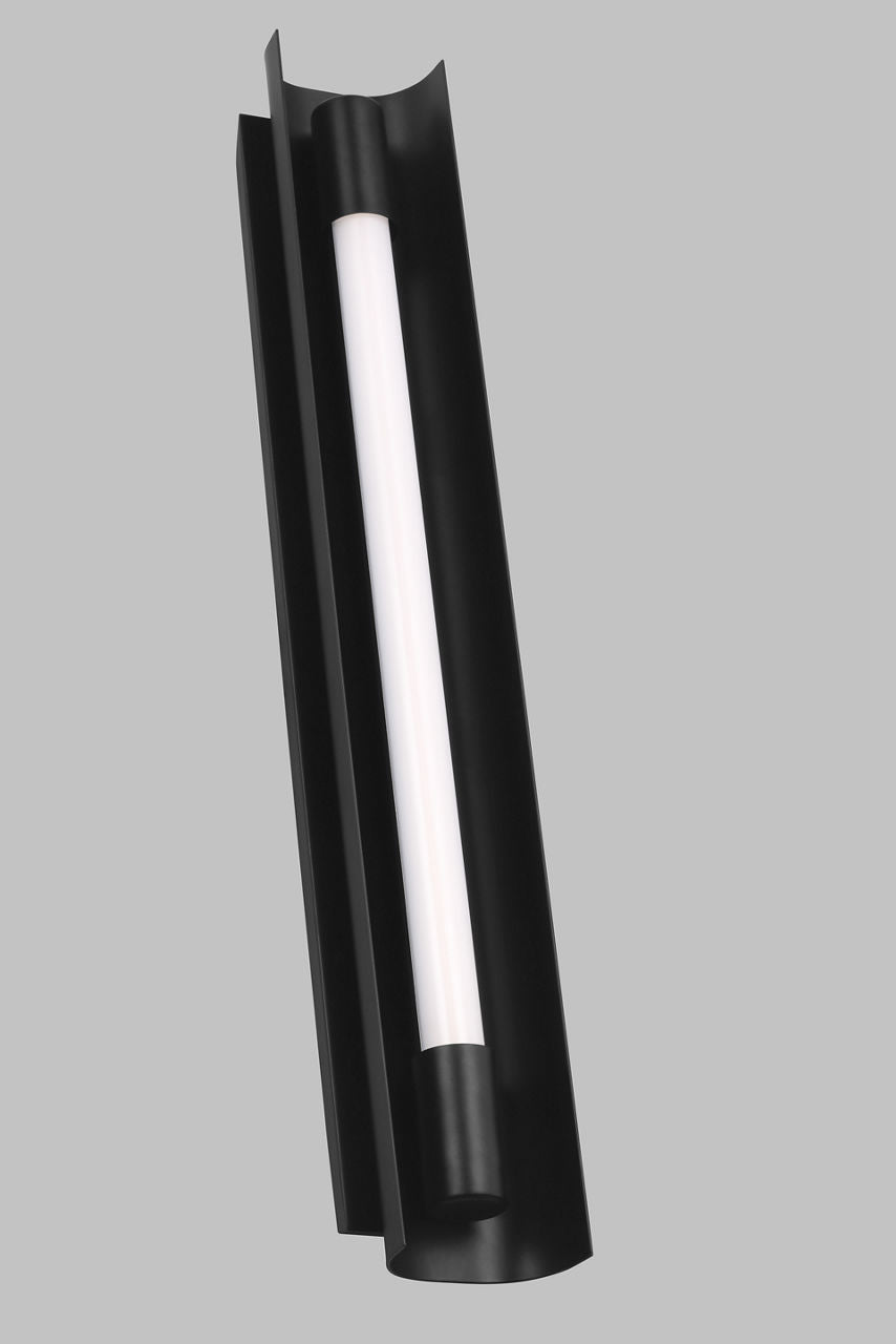 Carson Medium Vanity Midnight Black Bulbs Included
