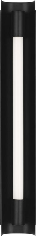 Carson Medium Vanity Midnight Black Bulbs Included