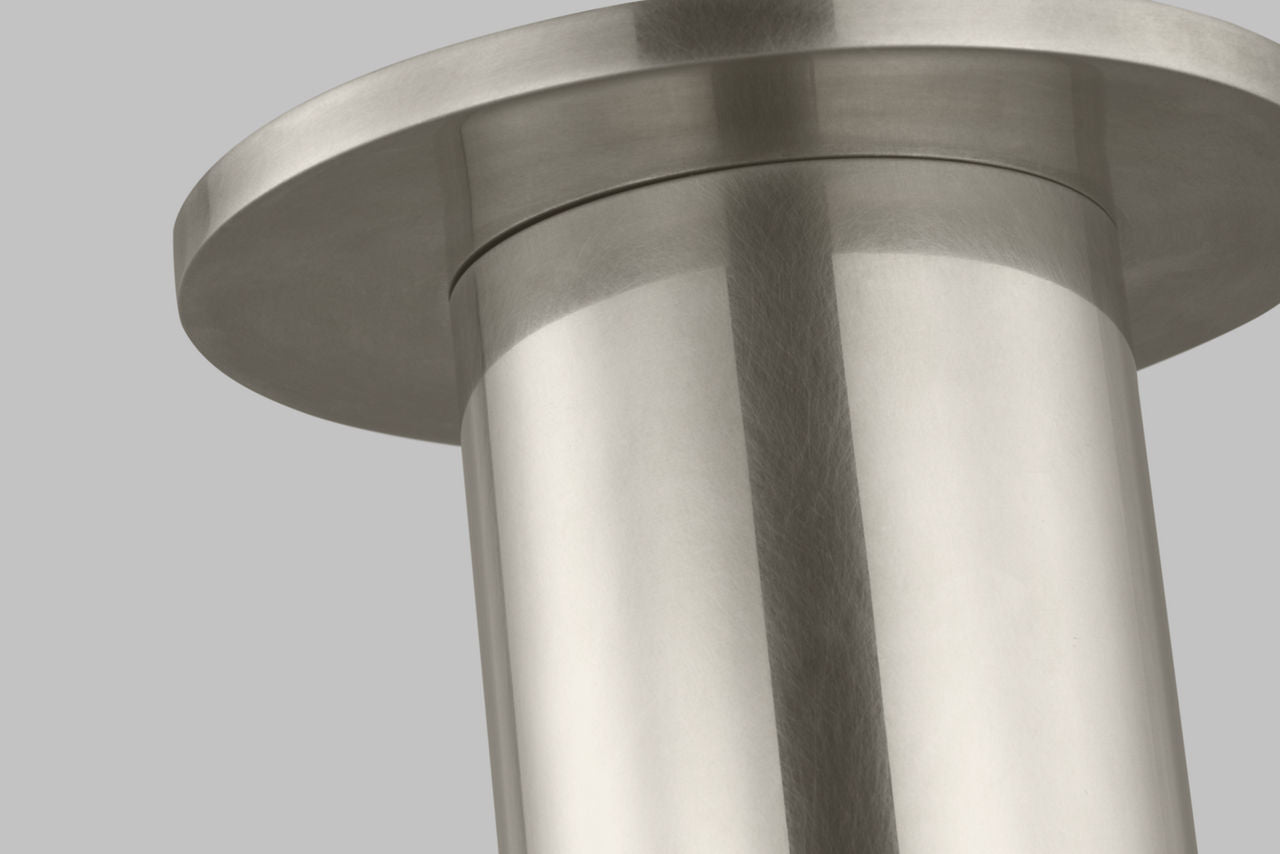 Ebell Medium Flush Mount antique nickel 2700K 90 CRI integrated led 90 cri 2700k 120v-277v unv