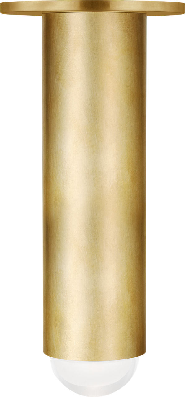 Ebell Medium Flush Mount Natural Brass 2700K 90 CRI integrated led 90 cri 2700k 120v-277v unv
