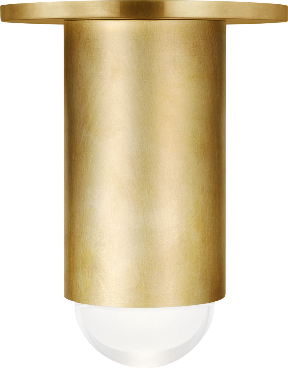 Ebell Small Flush Mount Natural Brass LED 2700K 90 CRI 120-277V