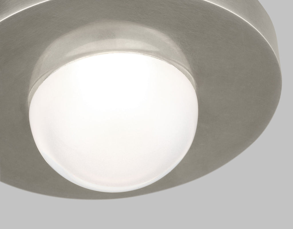 Ebell Mini Flush Mount antique Nickel LED 2700K 90 CRI 120-277V