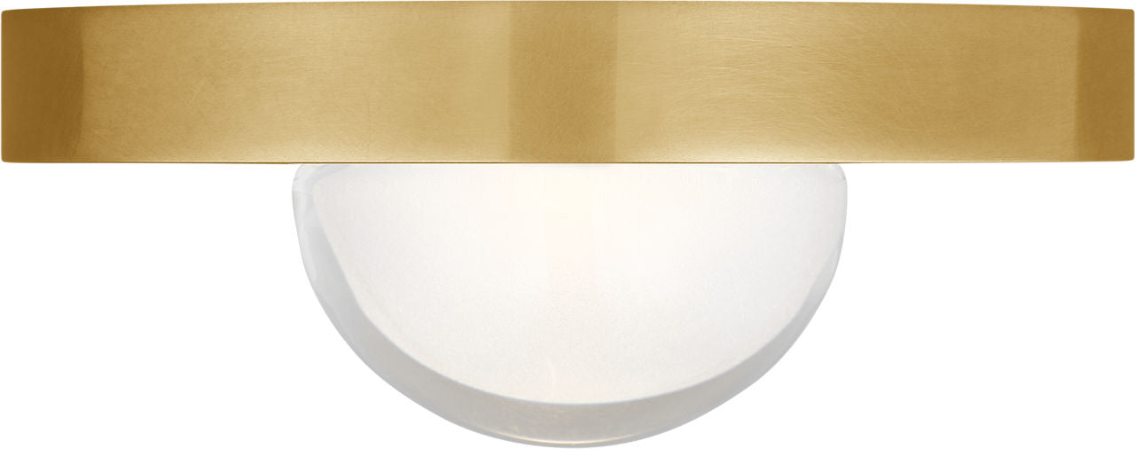 Ebell Mini Flush Mount Natural Brass 2700K 90 CRI integrated led 90 cri 2700k 120v-277v universal