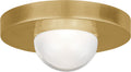 Ebell Mini Flush Mount Natural Brass 2700K 90 CRI integrated led 90 cri 2700k 120v-277v universal