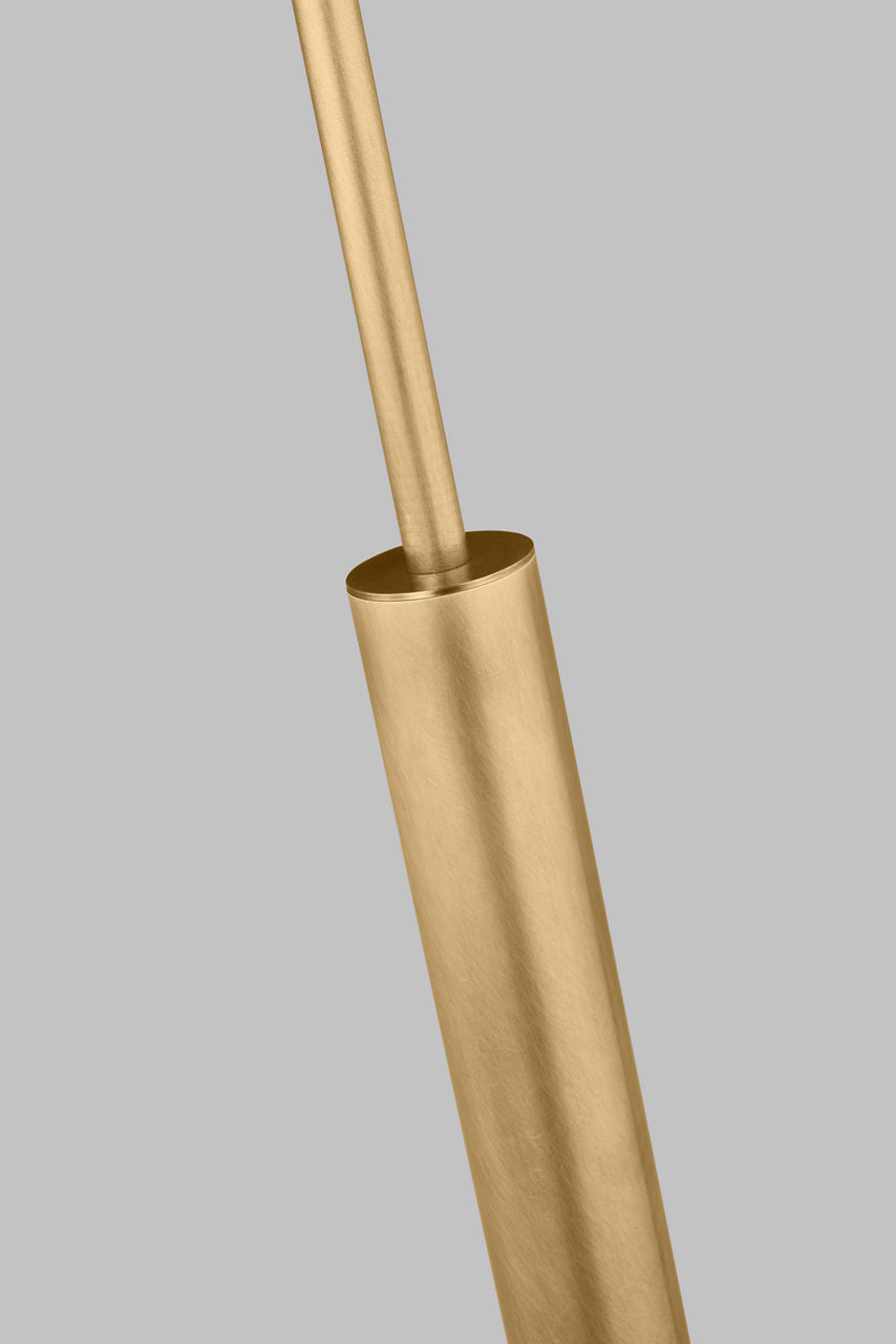 Ebell Small Pendant Natural Brass Integrated LED 2700K 90 CRI 277V