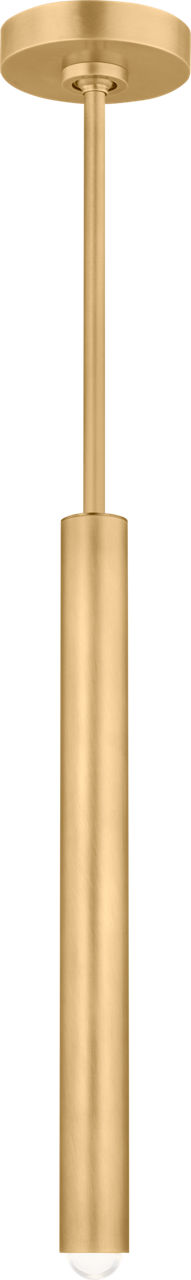 Ebell Small Pendant Natural Brass Integrated LED 2700K 90 CRI 277V