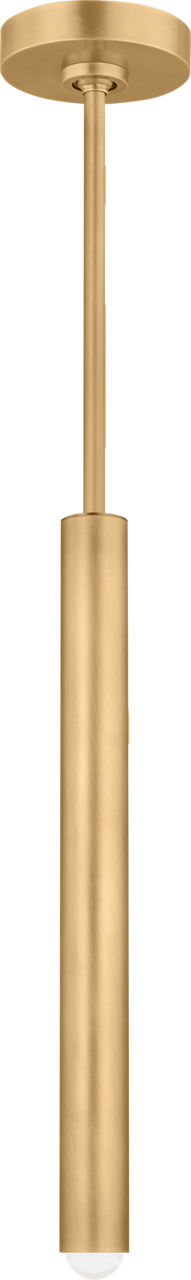 Ebell Small Pendant Natural Brass Integrated LED 2700K 90 CRI 277V