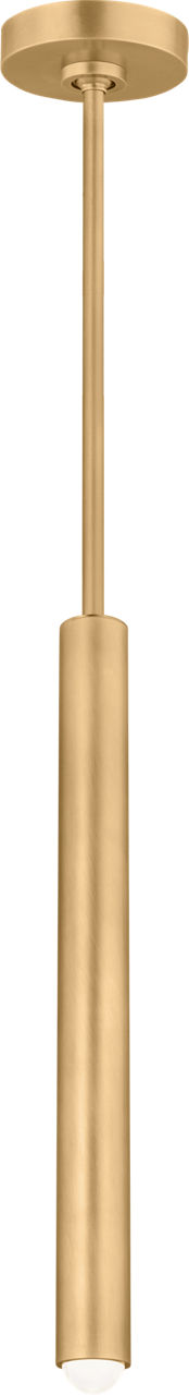 Ebell Small Pendant Natural Brass Integrated LED 2700K 90 CRI 277V