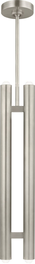 Ebell 2 Light Pendant antique Nickel Integrated LED 2700K 90 CRI 120V