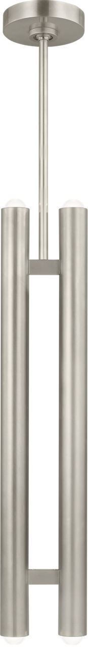 Ebell 2 Light Pendant antique Nickel Integrated LED 2700K 90 CRI 120V