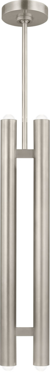 Ebell 2 Light Pendant antique Nickel Integrated LED 2700K 90 CRI 120V