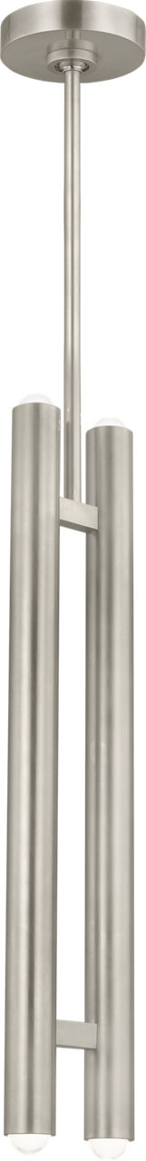 Ebell 2 Light Pendant antique Nickel Integrated LED 2700K 90 CRI 120V