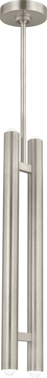 Ebell 2 Light Pendant antique Nickel Integrated LED 2700K 90 CRI 120V