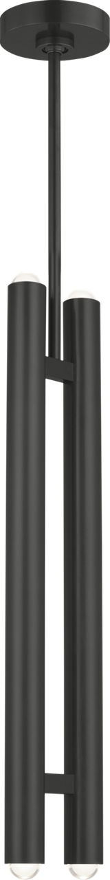 Ebell 2 Light Pendant Dark Bronze Integrated LED 2700K 90 CRI 120V