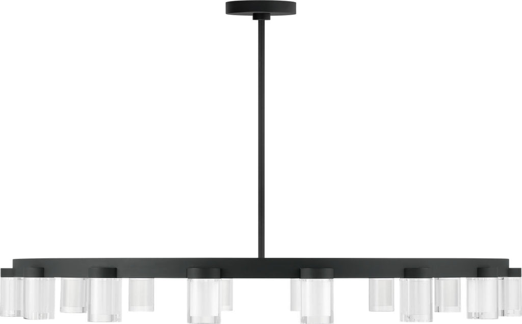 Esfera Large Chandelier Nightshade Black 2700K 90 CRI integrated led 90 cri 2700k 120v