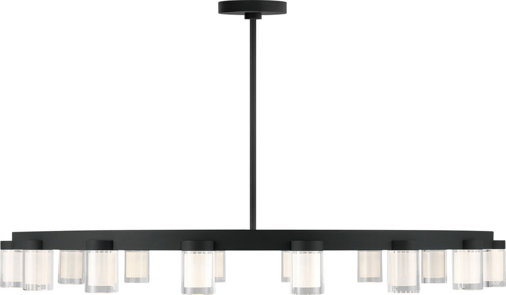 Esfera Large Chandelier Nightshade Black 2700K 90 CRI integrated led 90 cri 2700k 120v