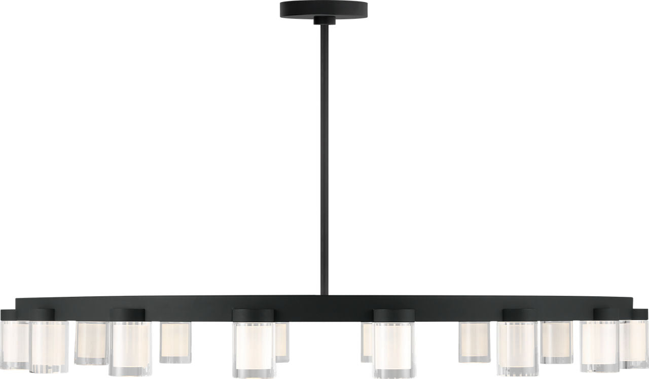 Esfera Large Chandelier Nightshade Black 2700K 90 CRI integrated led 90 cri 2700k 277V
