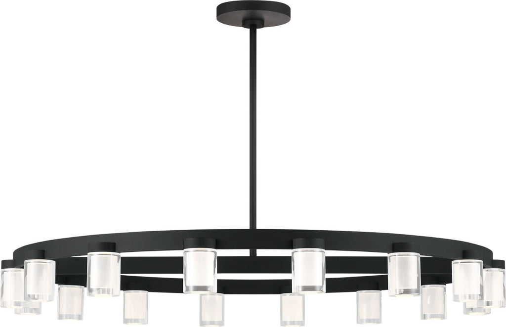 Esfera Large Chandelier Nightshade Black 2700K 90 CRI integrated led 90 cri 2700k 120v