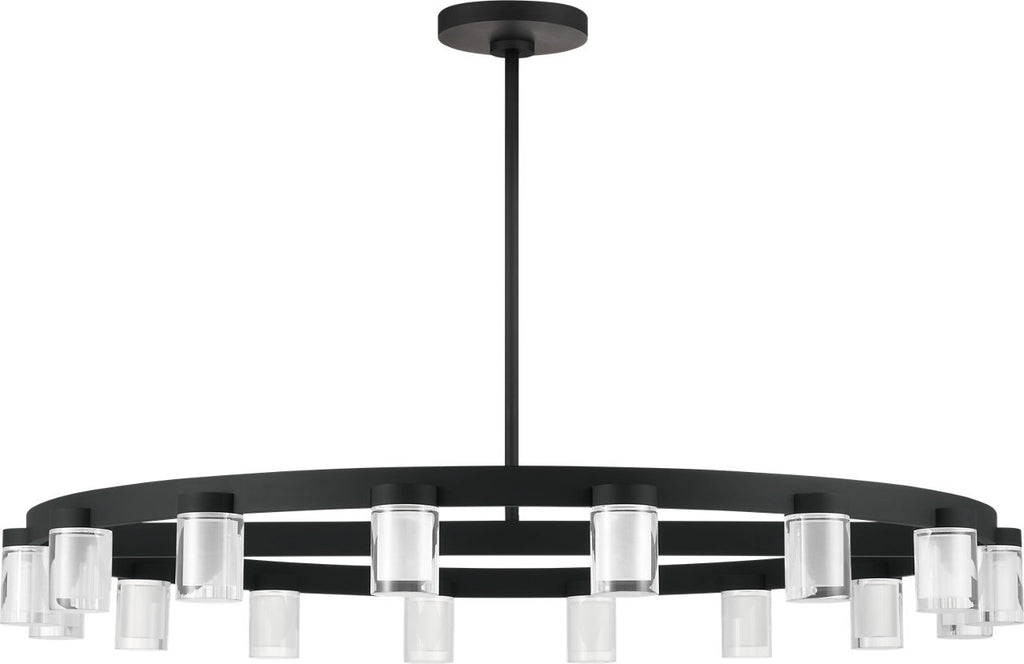 Esfera Large Chandelier Nightshade Black 2700K 90 CRI integrated led 90 cri 2700k 120v