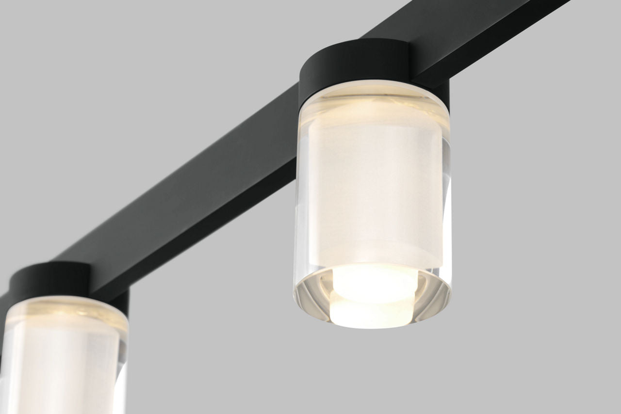 Esfera Large Linear Nightshade Black 2700K 90 CRI integrated LED 2700K 90 CRI 120v