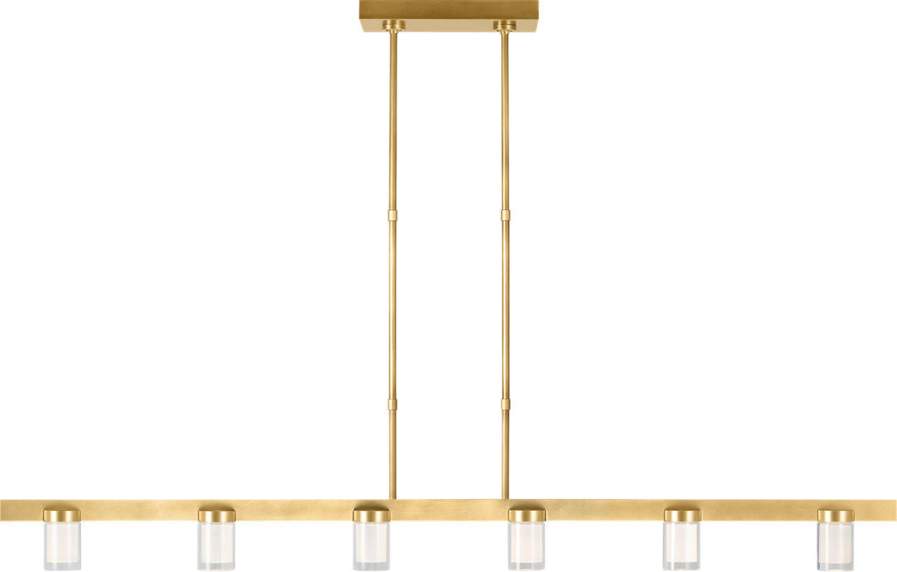 Esfera Large Linear Natural Brass 2700K 90 CRI integrated led 90 cri 2700k 277v