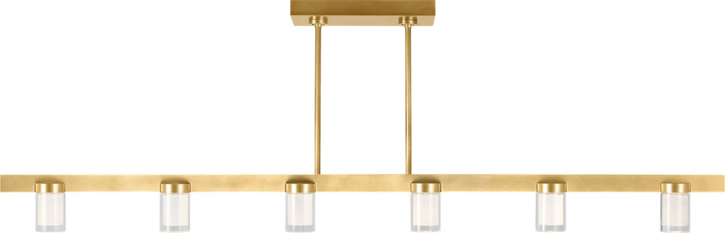Esfera Large Linear Natural Brass 2700K 90 CRI integrated LED 2700K 90 CRI 120v