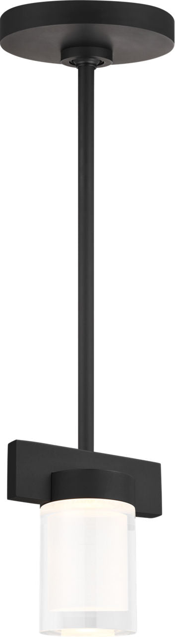Esfera Small Pendant Nightshade Black Integrated LED 2700K 90 CRI 277V