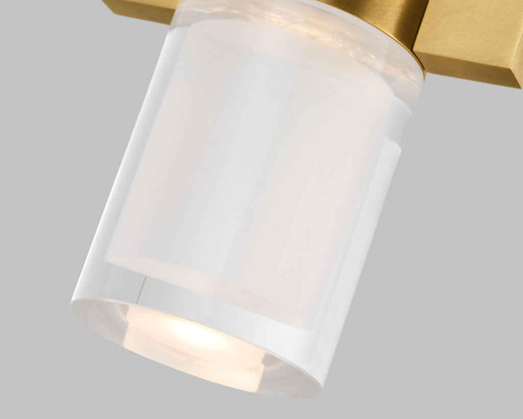 Esfera Small Pendant Natural Brass 2700K 90 CRI integrated led 90 cri 2700k 120v