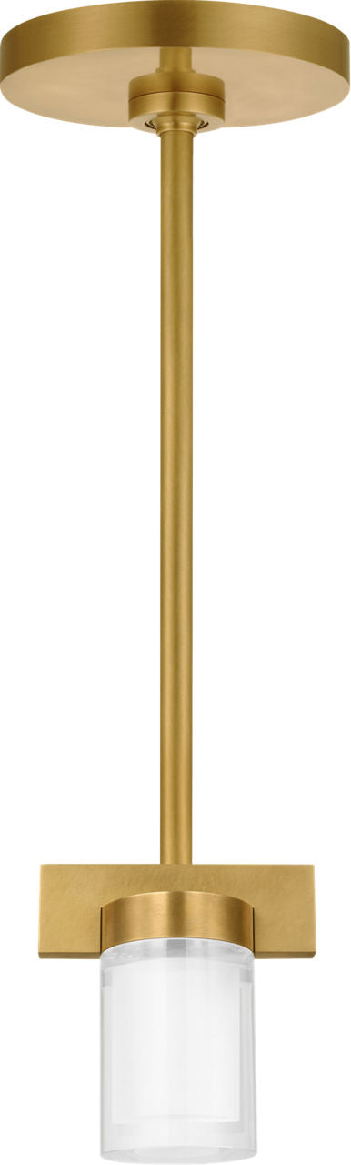 Esfera Small Pendant Natural Brass Integrated LED 2700K 90 CRI 277V