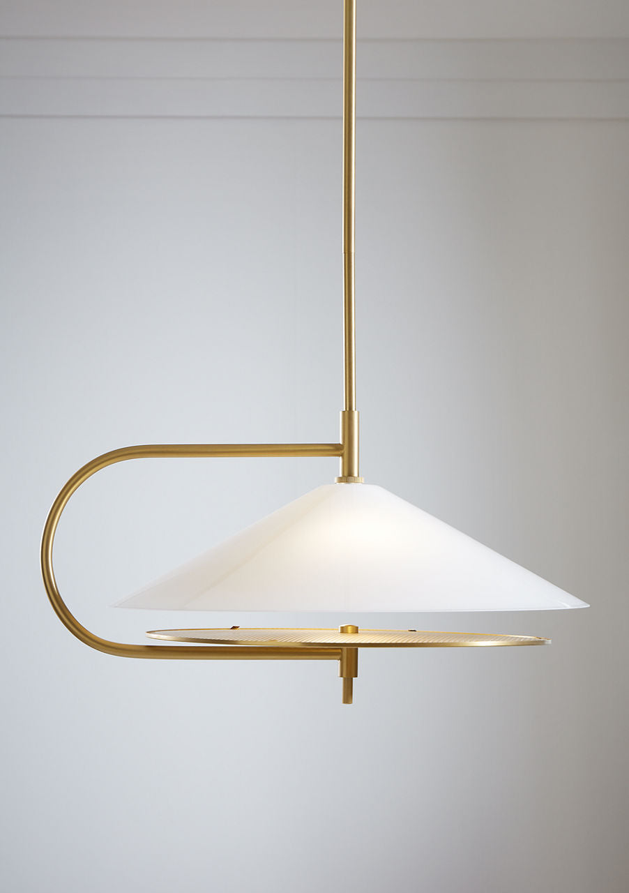 Gesture Pendant Burnished Brass