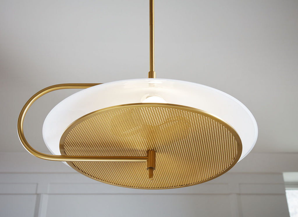 Gesture Pendant Burnished Brass