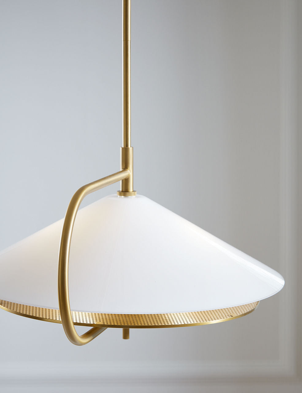 Gesture Pendant Burnished Brass