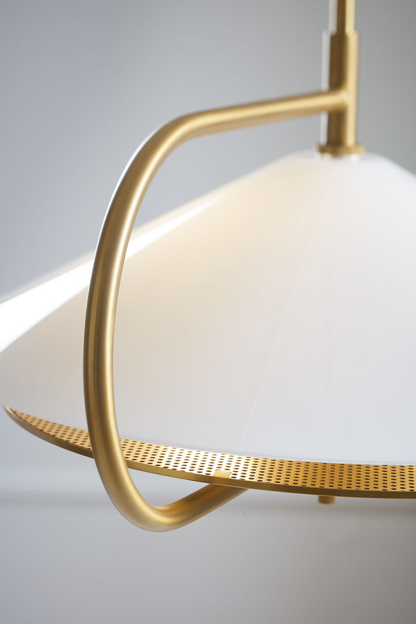 Gesture Pendant Burnished Brass