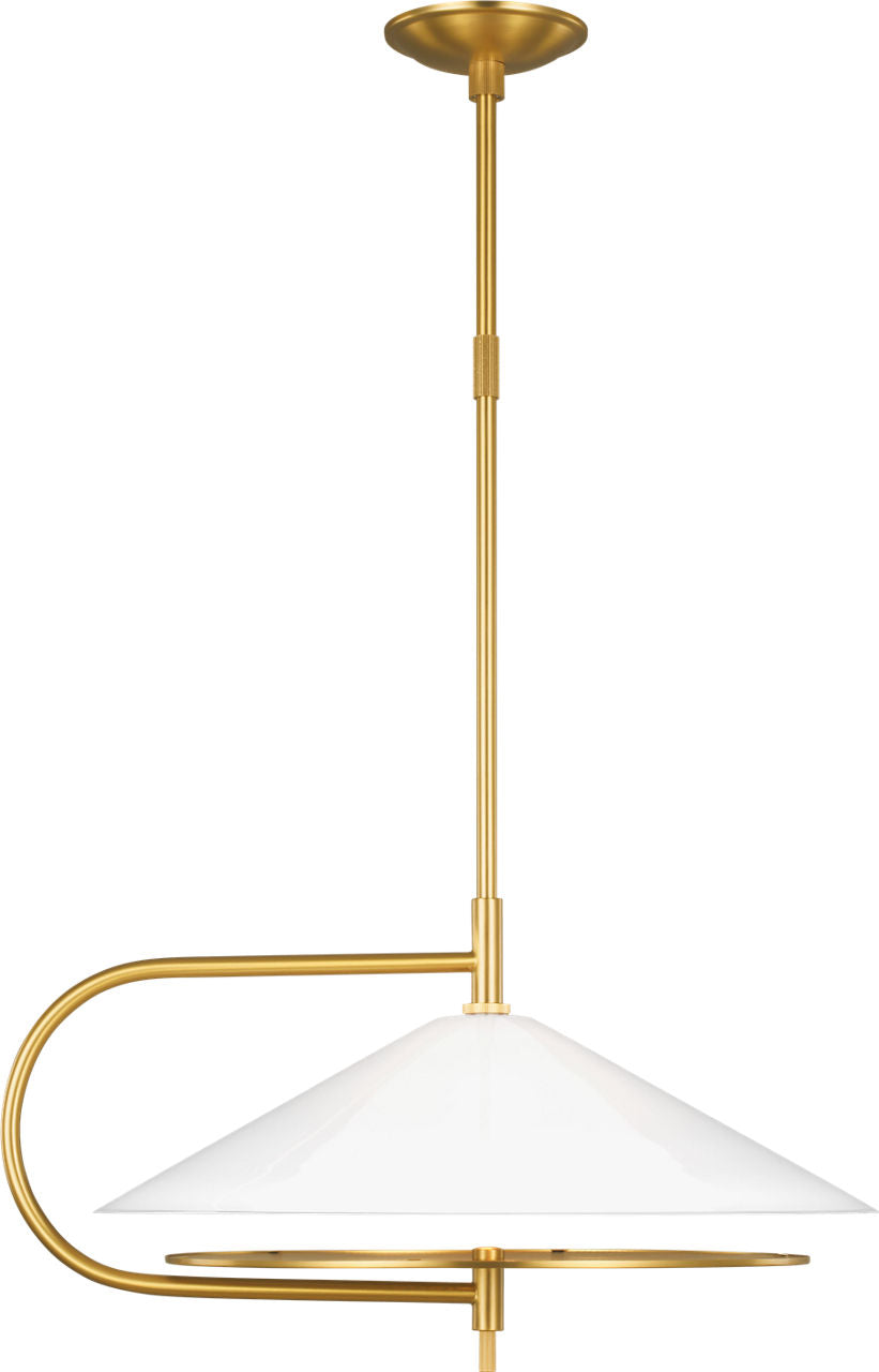 Gesture Pendant Burnished Brass