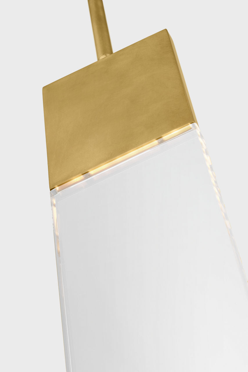 Kulma Medium Pendant Natural Brass 2700K 90 CRI