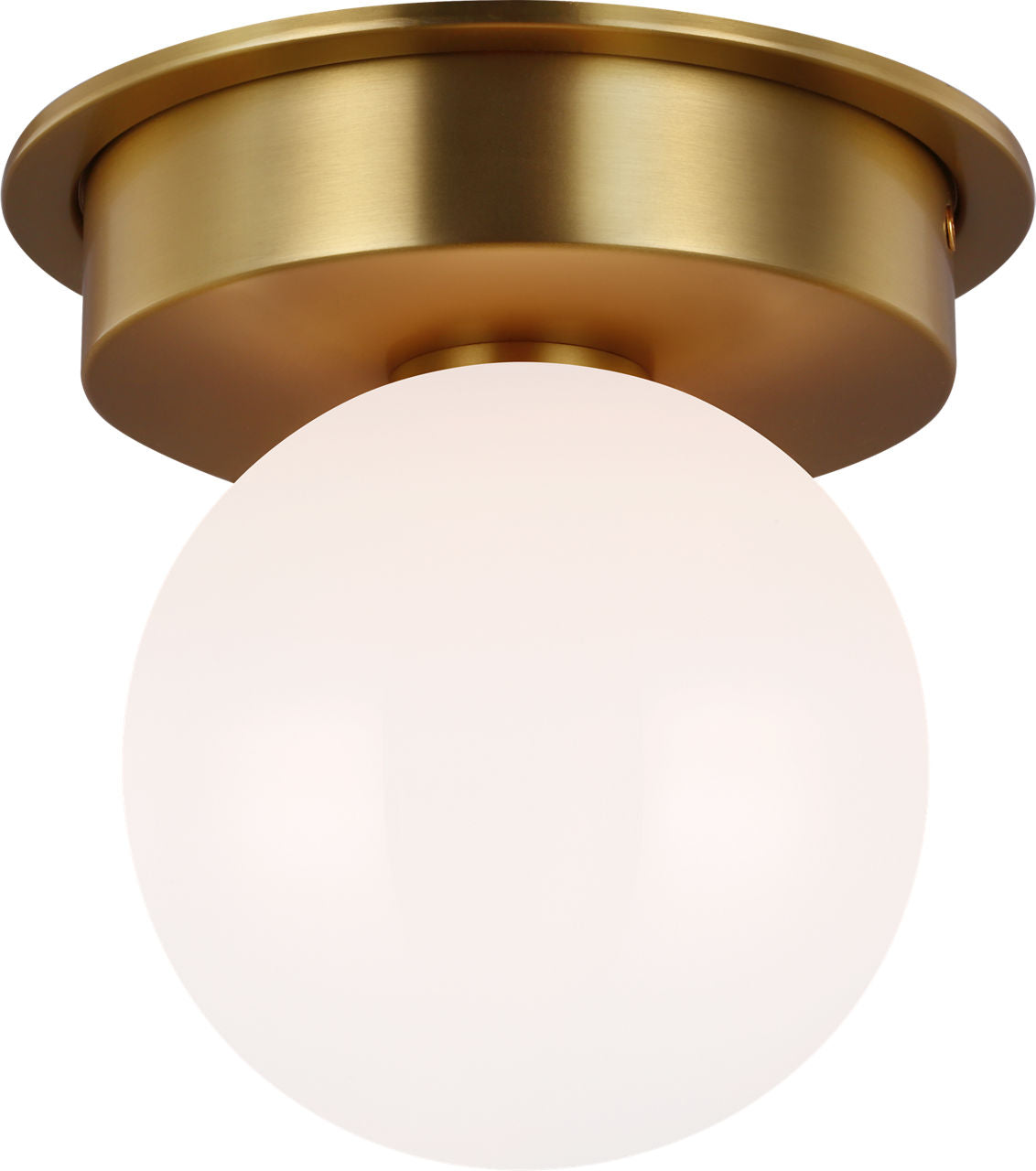 Nodes Medium Flush Mount | Burnished Brass