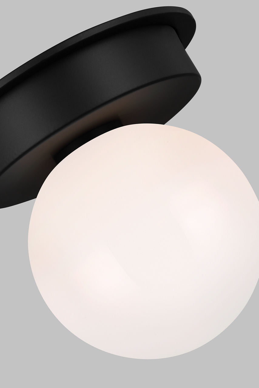 Nodes Medium Flush Mount | Midnight Black