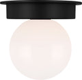 Nodes Medium Flush Mount | Midnight Black