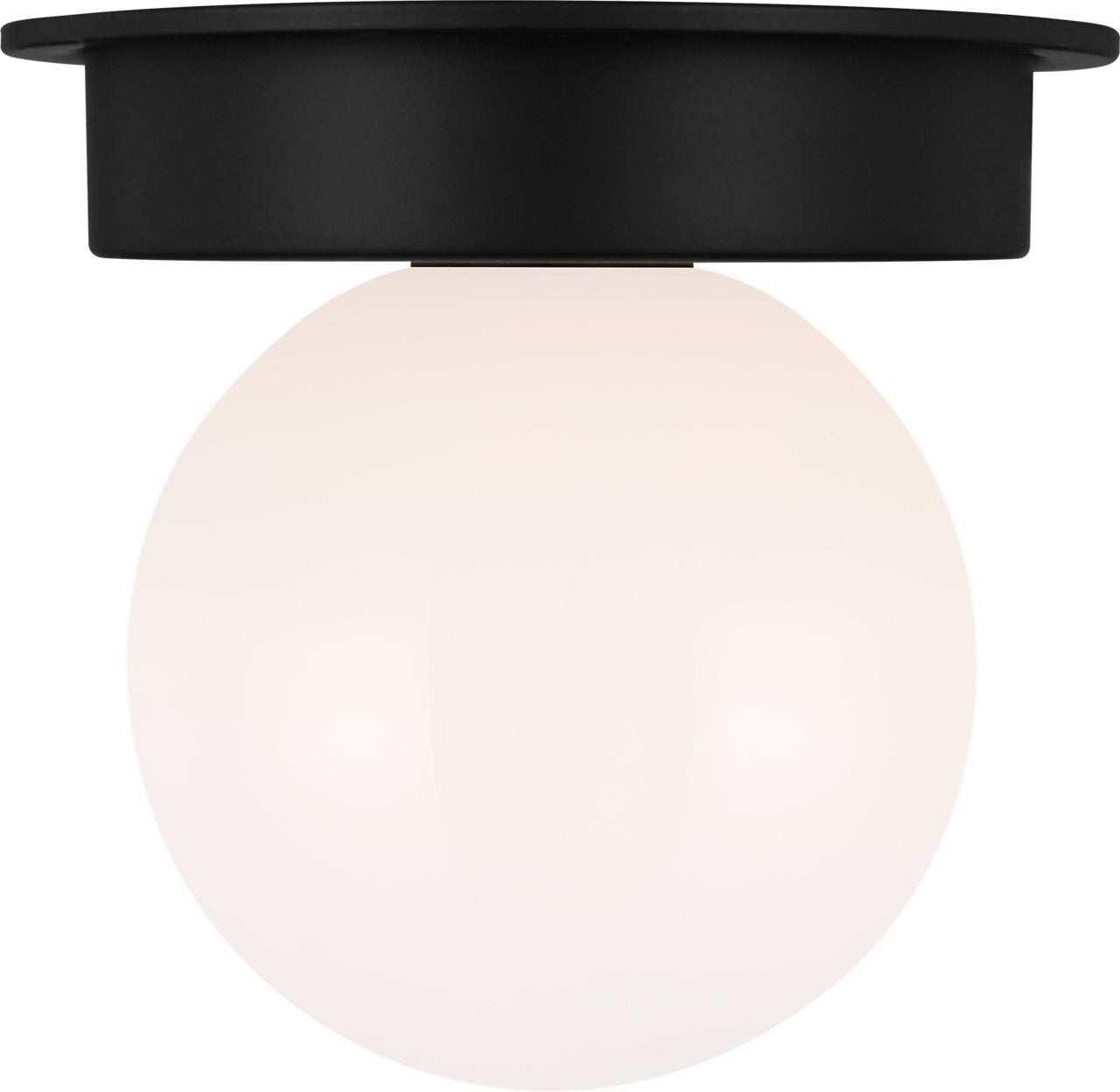Nodes Medium Flush Mount | Midnight Black