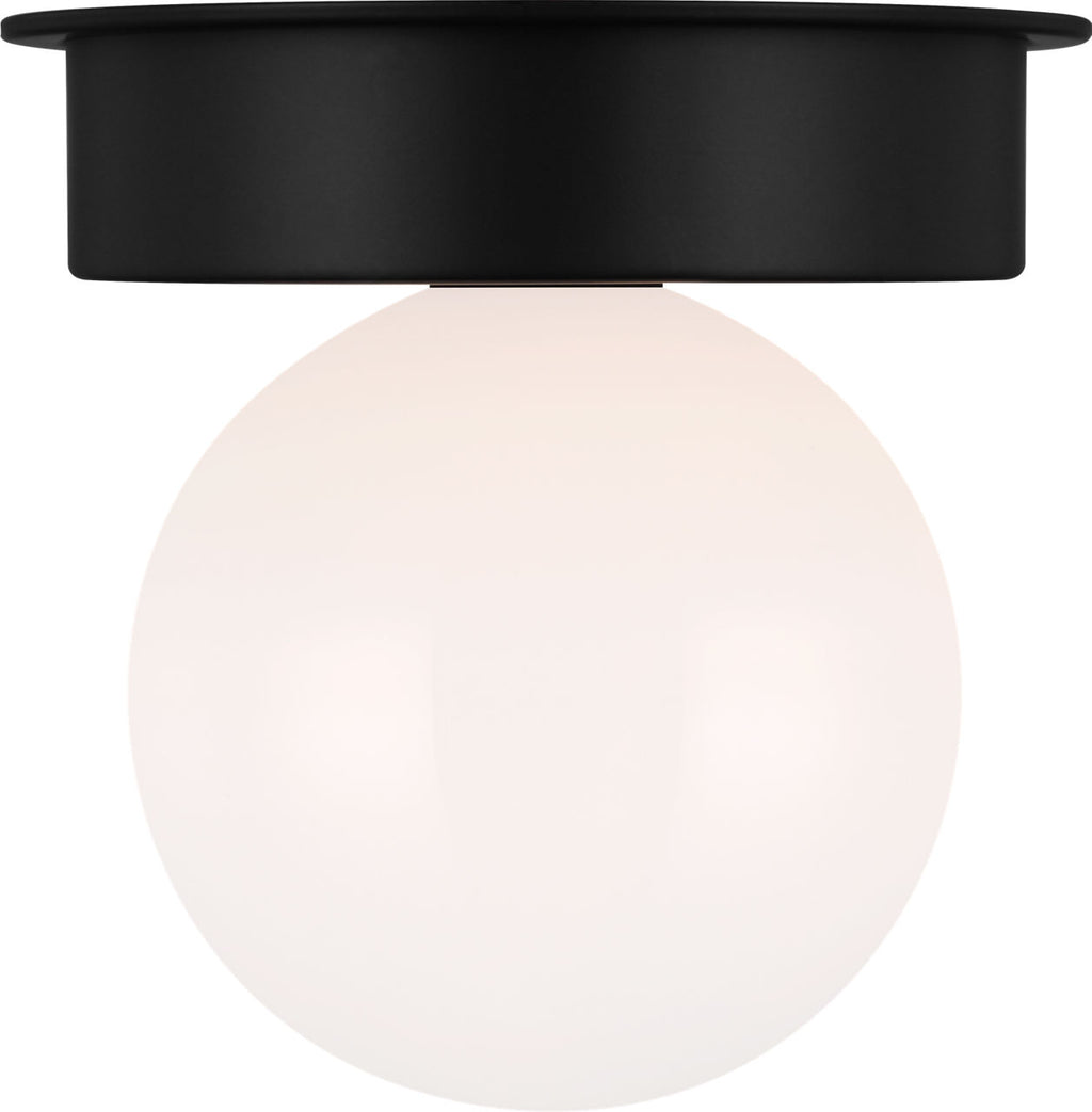 Nodes Large Flush Mount | Midnight Black