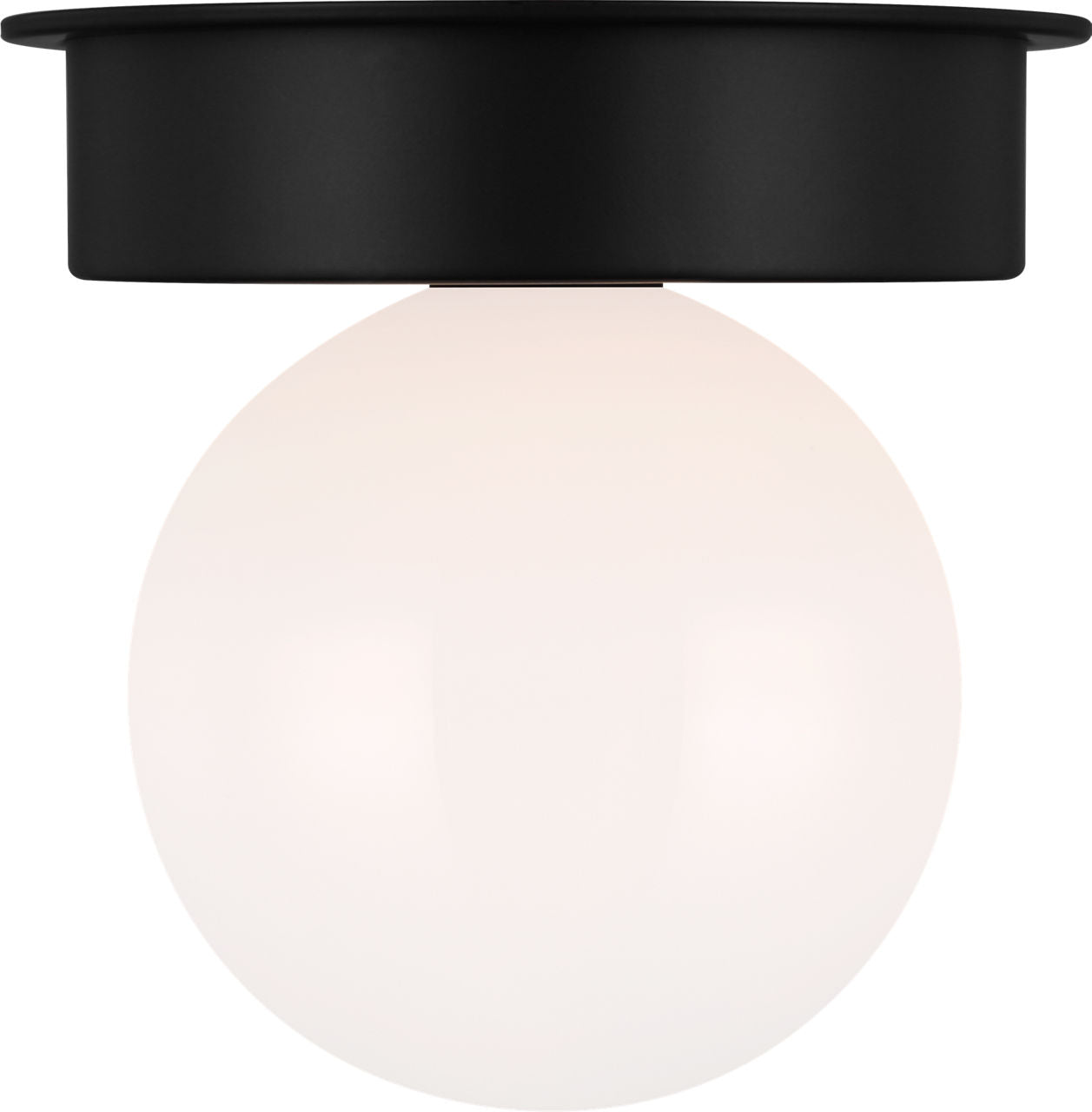 Nodes Large Flush Mount | Midnight Black