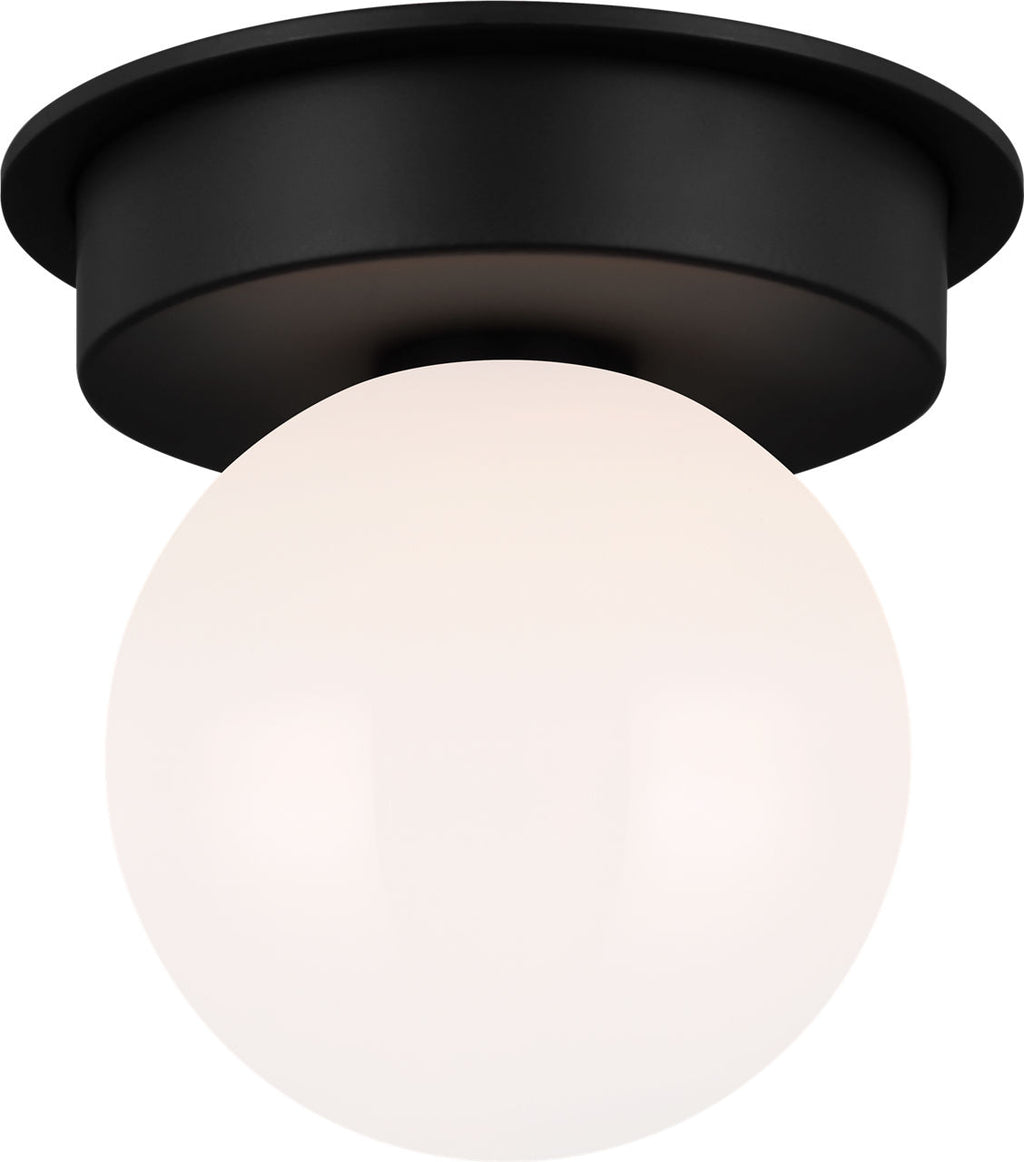 Nodes Medium Flush Mount | Midnight Black