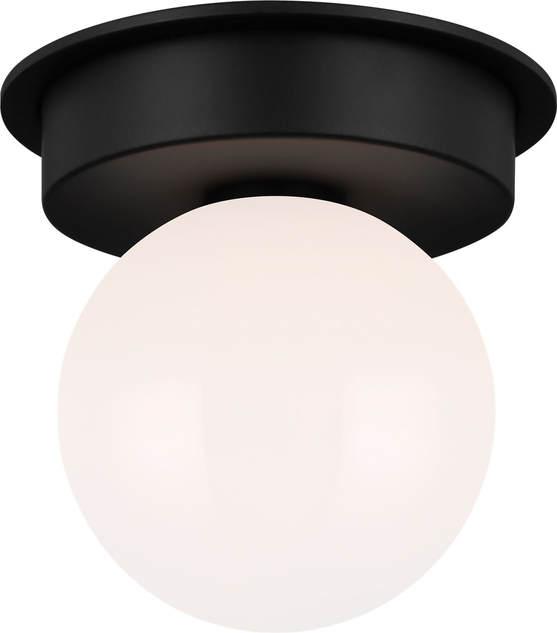 Nodes Medium Flush Mount | Midnight Black