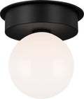 Nodes Large Flush Mount | Midnight Black