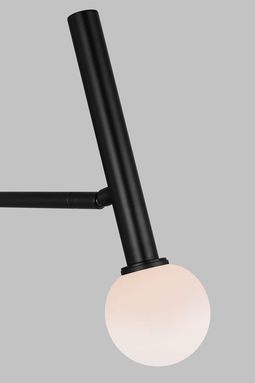 Nodes Pivot Sconce Midnight Black